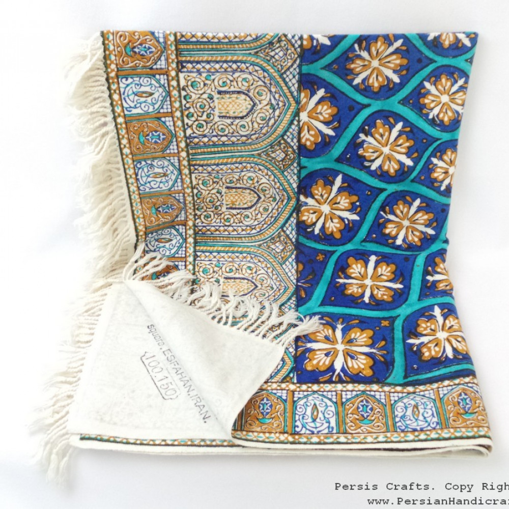 Persian Tapestry (Ghalamkar) Rug Style Tablecloth HGH3607 Persiada